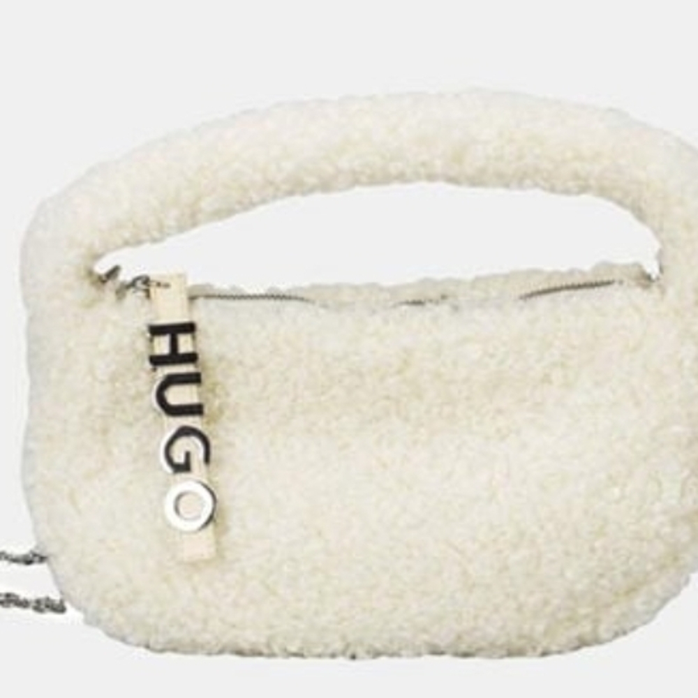 HUGO Women's White Fleece Bag